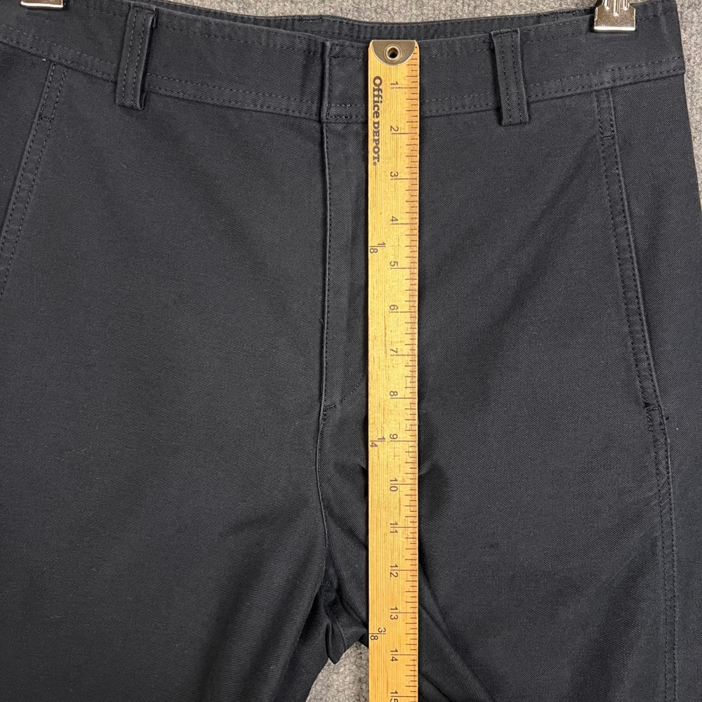 Uniqlo Wide Fit Chino barrel leg Pants women 12 Recycled Cotton Blend - Picture 6 of 10